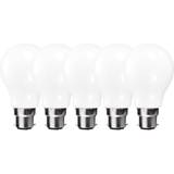 E26 LED Lamps 9 Watts GLS B22 BC Bayoney LED Light Bulb Opal Cool White Dimmable, Pack of 5