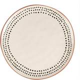 Ceramic Dishes Nicola Spring Ceramic Spotted Rim Dessert Plate