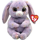 TY Beanie Bellie Hyacinth Purple Easter Bunny 6"