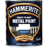 Hammerite Grey Paint Hammerite To Rust Smooth Finish Custom Mercury Metal Paint Grey 0.75L