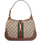 Handbags Gucci Jackie 1961 Small GG Supreme Shoulder Bag - Beige