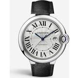 Cartier Men Wrist Watches Cartier CRWSBB0038 Ballon Bleu Stainless-steel and Leather