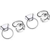 Napkin Rings Premier Housewares Clear Diamante Napkin Ring
