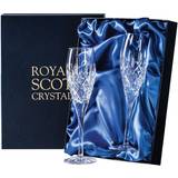 Royal Scot Crystal Champagne Glasses Royal Scot Crystal London 2 Champagne Glass