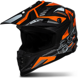 iXS 363 2.0, Motocross helmet, Matt Black Orange Erwachsene, Unisex