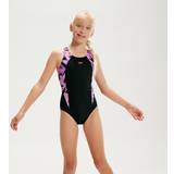 Sleeveless Bathing Suits Children's Clothing Speedo Hyper Boom Muscleback Badeanzug für Mädchen Marineblau/Flieder