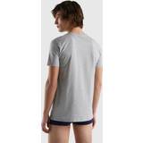 L Bodysuits Children's Clothing United Colors of Benetton Herren T-Shirt, Grau Grigio Melange 501 Gr
