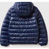 Benetton Navy Blue Kids Logo-embroidered Padded Shell Jacket 6-14 Years 10-11 Years
