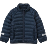 Polarn O. Pyret Kid's Water Resistant Puffer Jacket - Dark Blue (60600183-483)
