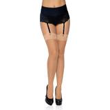 Leg Avenue Sheer Thigh Highs With Lace Tops Nude to