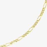 Necklaces 9ct Gold 1.8mm Diamond-Cut Figaro Chain 1.15.0034