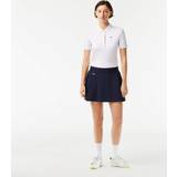 Lacoste Polyester Skirts Lacoste Women's SPORT Built-In Short Ultra-Dry Golf Skirt Navy Blue