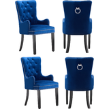 Life Interiors Windsor Blue Kitchen Chair 94cm 4pcs