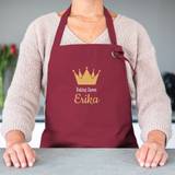 Personalised kitchen Apron Red
