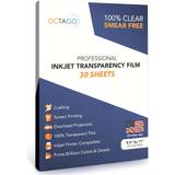 100% Clear Inkjet Transparency Film 8.5x11 Inches 30pcs