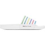Paul Smith Slippers & Sandals Paul Smith PS White Nyro Sports Stripe Slides
