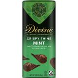 Divine Dark Chocolate with Mint Crispy Thins 80g 1pack