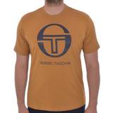 Sergio Tacchini Men's Iberis Short Sleeve Crew Neck Casual Logo T-Shirt - Yellow