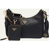 Prada Handbags Prada Re-edition 2005 Saffiano Leather Bag Black TU