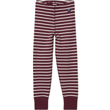 Stripes Trousers Polarn O. Pyret Kid's Striped Pants - Plum