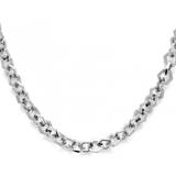 Olivia Burton Honeycomb Link Necklace, Silver