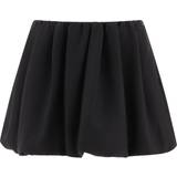 Wool Skirts Valentino Crepe couture puffy skirt nero