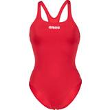Arena Women Swimwear Arena Team Swim Pro Solid One-Piece Swimsuit Women's Red White