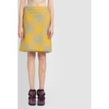 Wool Skirts Burberry Skirt Woman colour Yellow Yellow