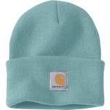 Men - Turquoise Beanies Carhartt Adults A18 Knit Cuffed Beanie Hat Pastel Turquoise Work Headwear/Accessories at Academy Sports