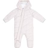 White Overalls Trespass Baby Snow Suit Adorable - Pale Grey