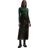 Desigual Midi Dresses - Women Clothing Desigual Lena Dresses Green