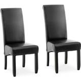 Fromm & Starck Chairs Fromm & Starck Upholstered Black Chair 2pcs