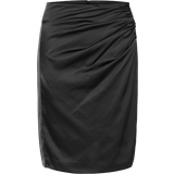InWear Skirts InWear Zilkyiw Drape Skirt Nederdele 30108855 Black