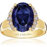 Topaz Rings Sif Jakobs Ring blau