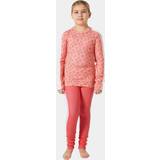 Base Layer Set - Wool Helly Hansen Junior's HH Graphic Lifa Merino Midweight Layer Set Pink 176/16 Pink 176/16