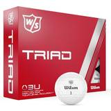 Carry Bags Golf Balls Wilson Staff Triad Golf Balls 12-Pack White Balls