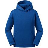 S Hoodies Russell Authentic Hooded Sweatshirt Royal 9-10 Years