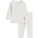 Organic Cotton Other Sets Children's Clothing H&M Ribbed Cotton Set - Light Beige (0867135069)