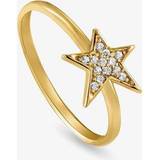 Nomination Rings Nomination Stella Gold Plated Single Star Ring 146700/012/024