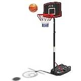 Basketball Stands Rebo Freestanding Portable Basketball Hoop With Stand Adjustable Height 165Cm 210Cm Small