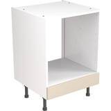 Kitchen Drawers & Shelves Flatpack Built Under Oven Housing Unit Three Drawer J-PULL Super Gloss Cashmere 600mm