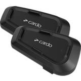 Cardo SPRT0101 Spirit Motorcycle Bluetooth Communication Headset Dual Pack, Black