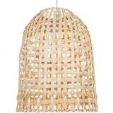 Bamboo Ceiling Lamps Happy Homewares Traditional Eco-Friendly Bell Pendant Lamp