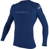 Blue Wetsuit Parts O'Neill Basic Skins Mens Long Sleeve Rash Vest Navy-Medium
