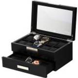 Watch Boxes Rothenschild Uhrenbox RS-2350-20BL für 20 black