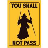 Yellow Posters Grindstore You Shall Not Pass Mini Poster