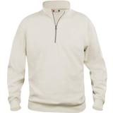 Clique Basic Half Zip Sweatshirt - Light Khaki