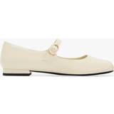 Pearl-Buckle Mary Janes