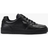 Mallet Mens Bentham Court Tumbled Trainers In Black/Black 7, Col