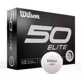 Wilson Staff 50 Elite Golf Balls White